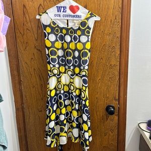 Banana Republic Circled Casual Dress Size 10 P